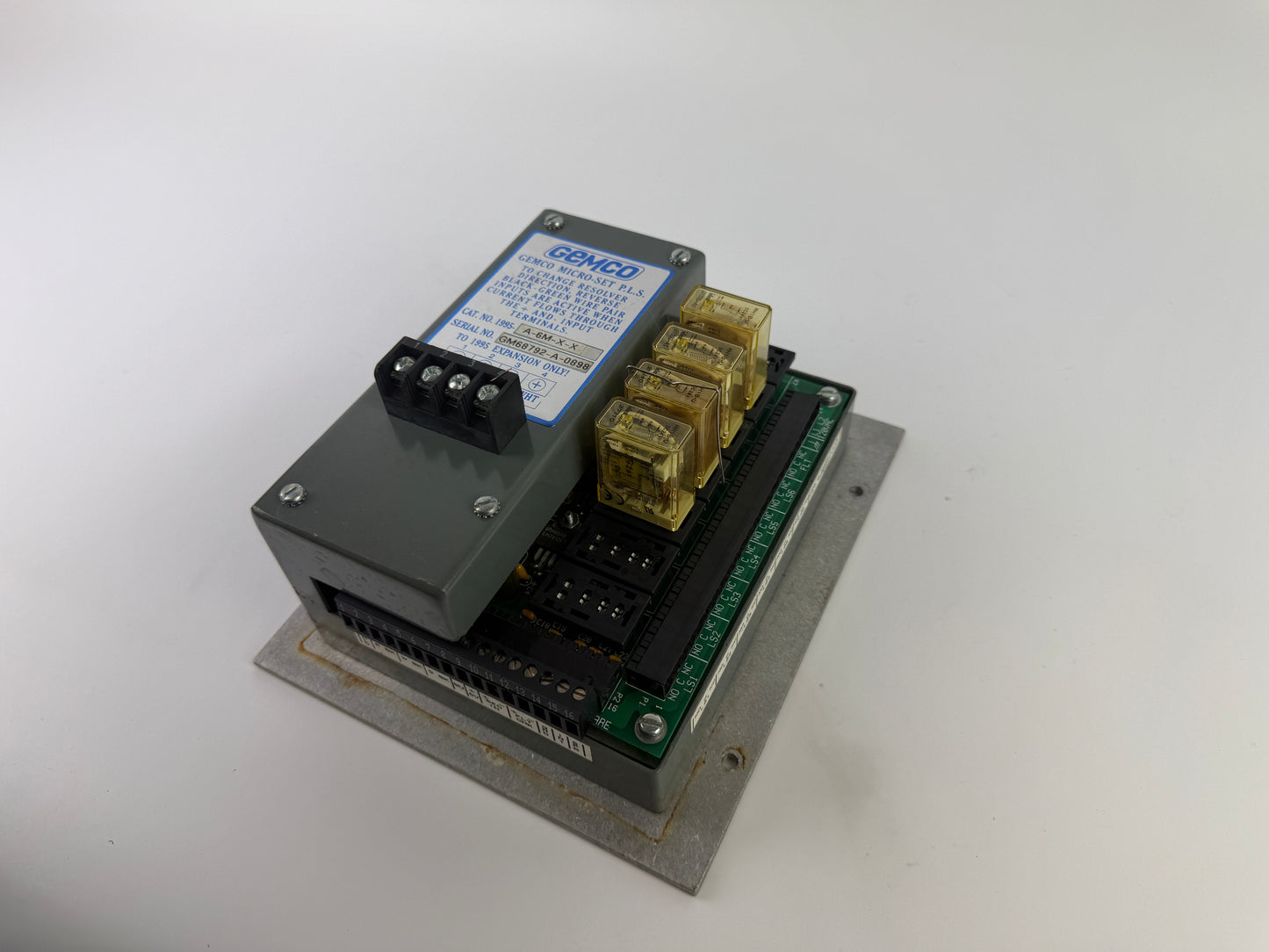 Gemco 1995-A-6M-X-X Patriot Micro-Set PLS Programmable Limit Switch Panel