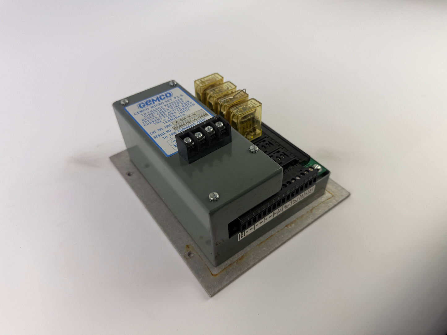 Gemco 1995-A-6M-X-X Patriot Micro-Set PLS Programmable Limit Switch Panel