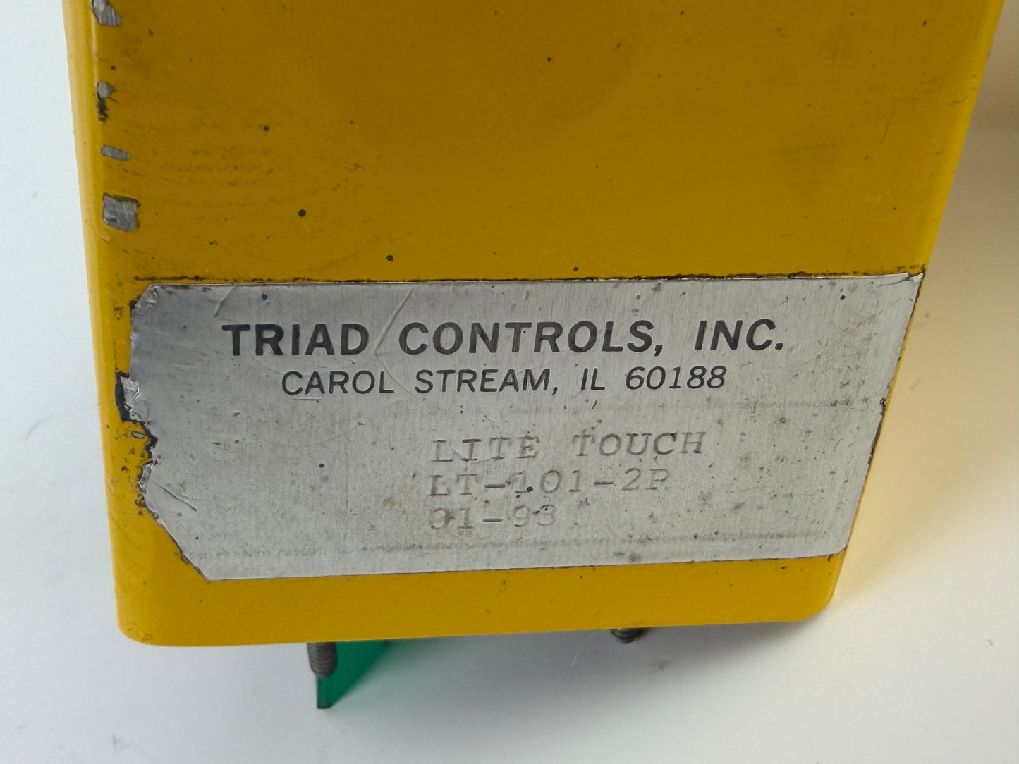 Lot of 2 Triad Controls LT-101-2P-1 Lite Touch Industrial Switch Untested