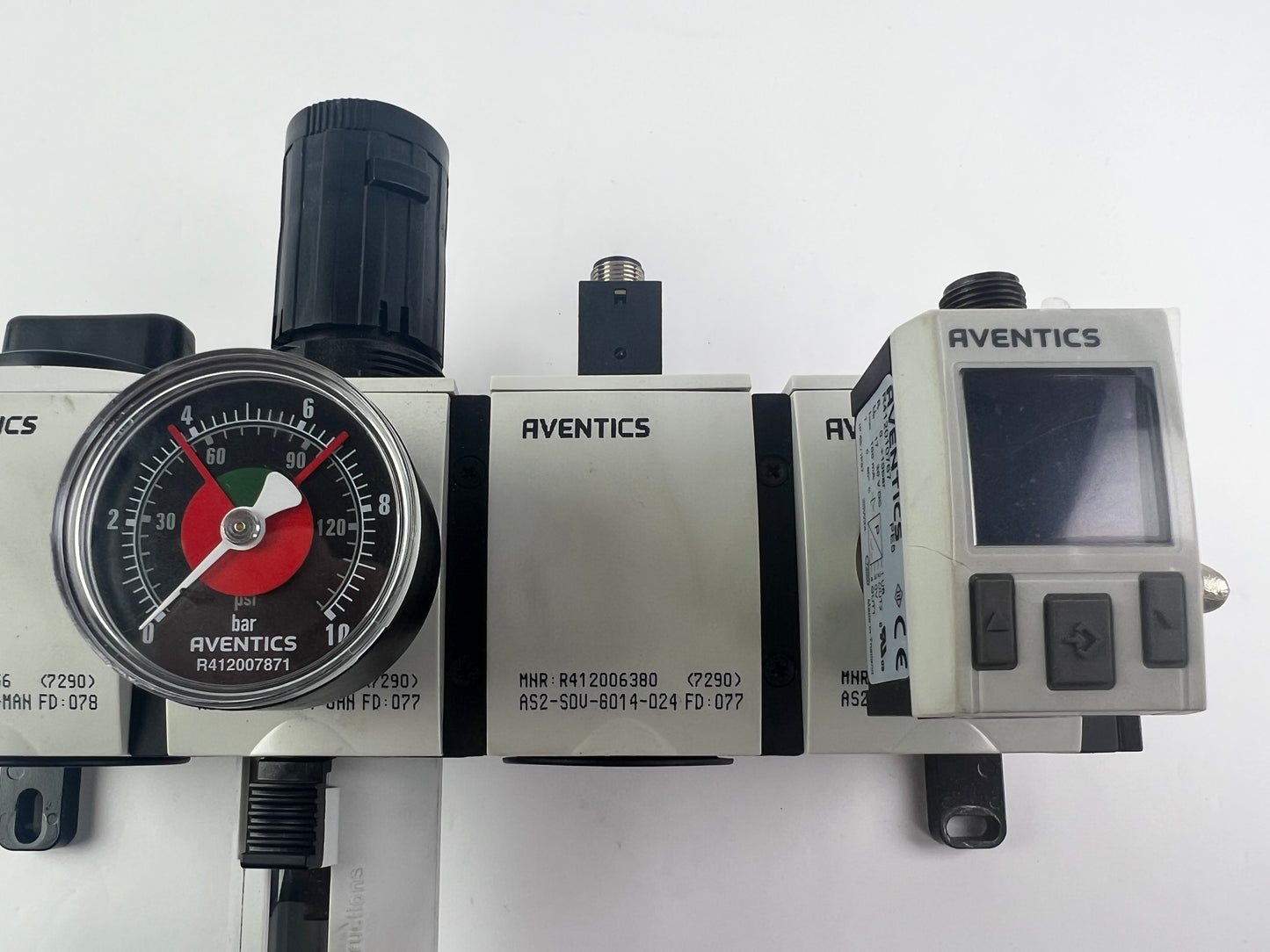 Aventics R412006256 R412006175 R412006380 R412006250 + R412010767 Pressure Regulating Valves