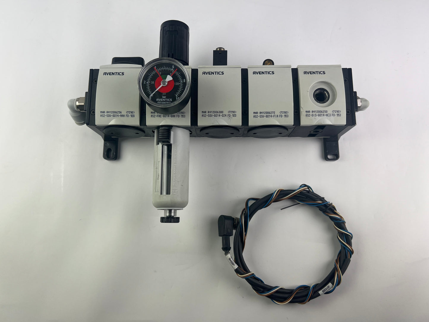 Aventics Pressure Regulating Valves R412006256 R412006175 R412006380 R412006272 R412006250 + 2m Cable