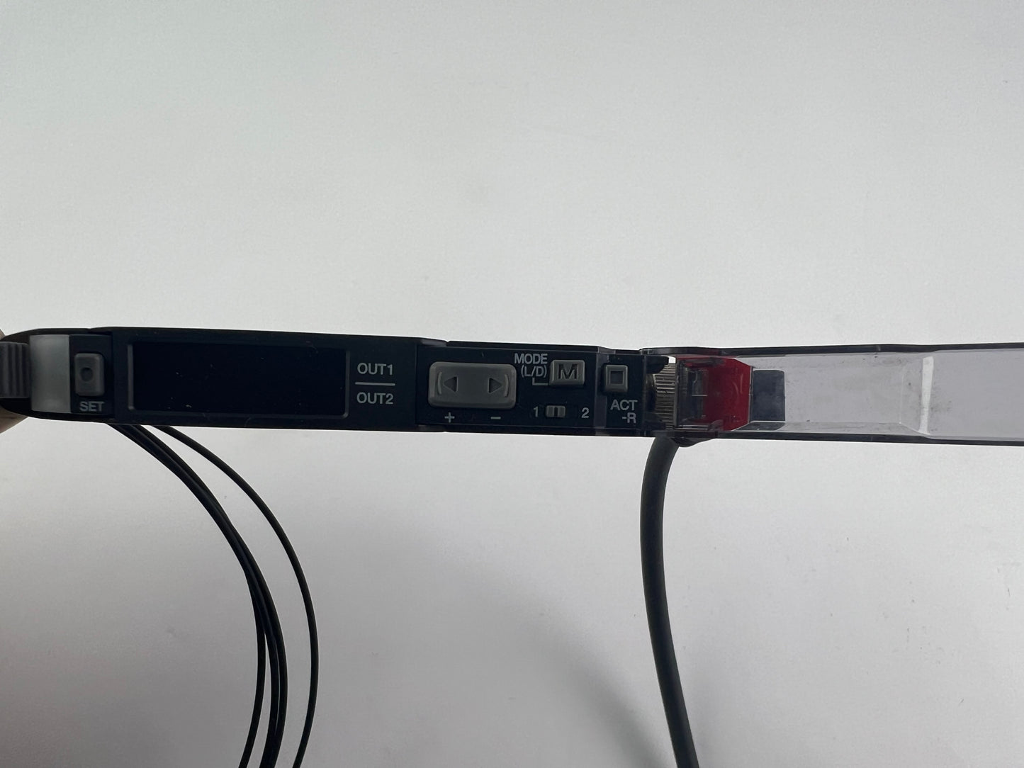 Keyence FS-N41C Fiber Optic Sensor + 2x FU-52TZ Heads with 2.5m Cable