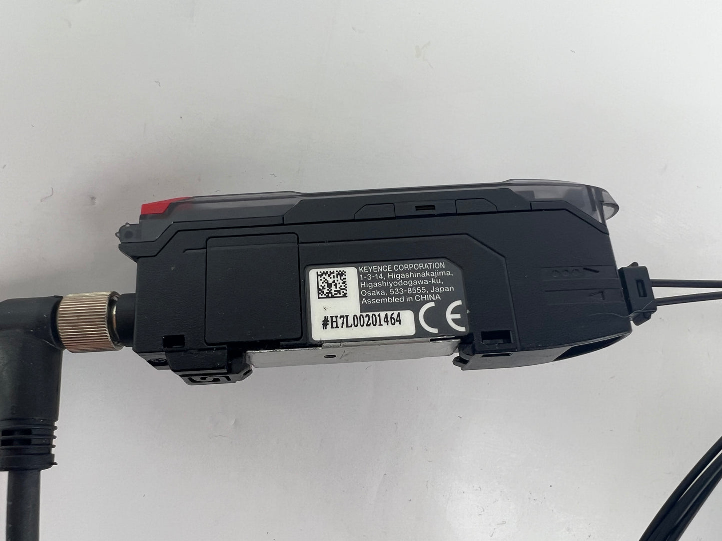 Keyence FS-N41C Fiber Optic Sensor + 2x FU-52TZ Heads with 2.5m Cable