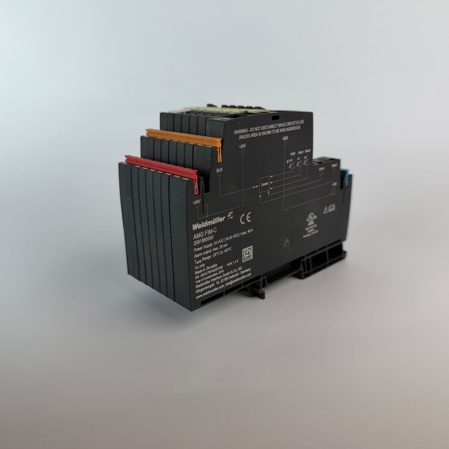 Weidmuller AMG FIM-C 2081880000 24VDC 40A Power Supply Interface Module