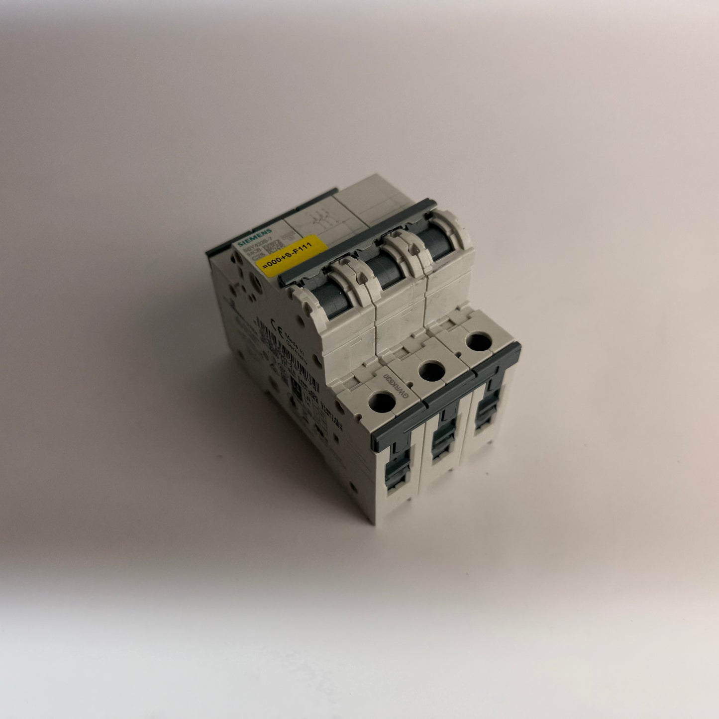 1x Siemens 5SY4325-7 3 Pole MCB C25 25A Circuit Breaker 10kA 400V AC