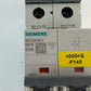 1x Siemens 5SY4216-7 2 Pole MCB C16 16A Circuit Breaker 10kA 400V AC