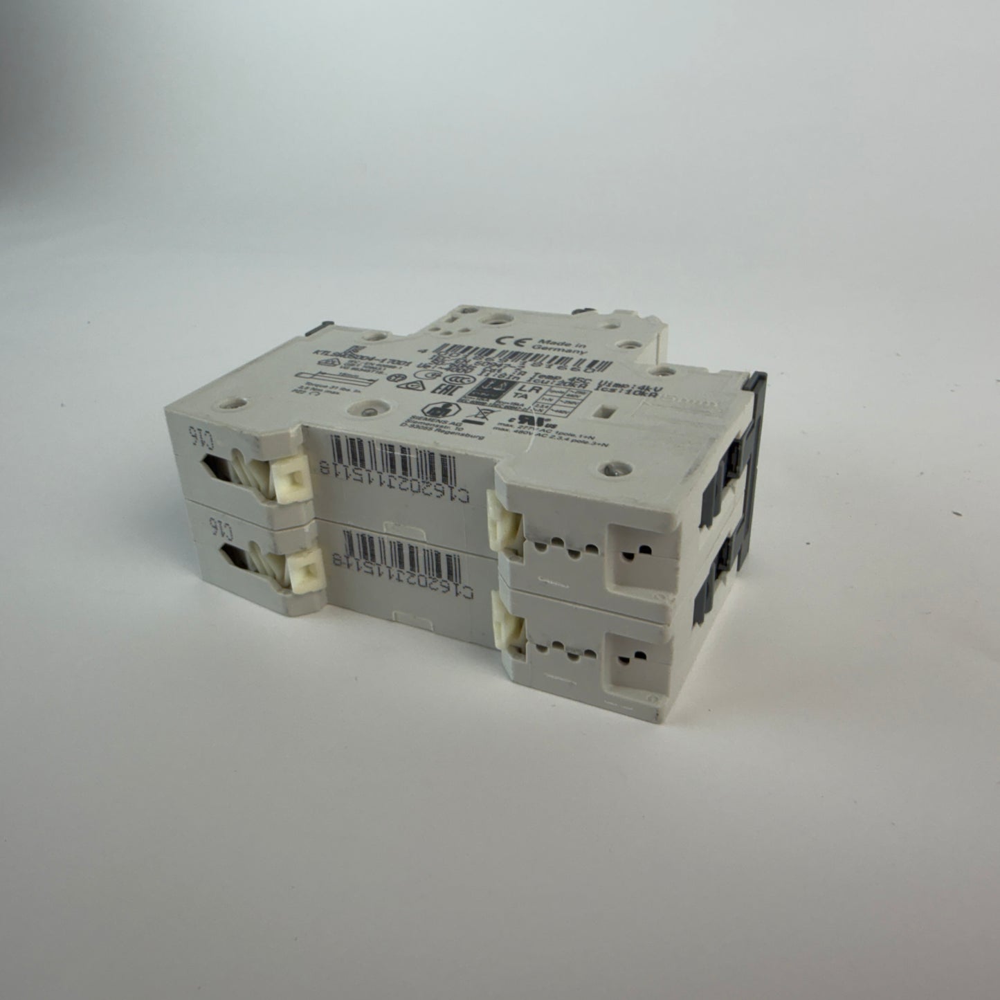 1x Siemens 5SY4216-7 2 Pole MCB C16 16A Circuit Breaker 10kA 400V AC