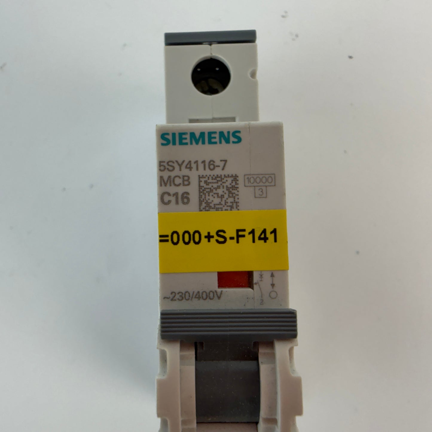 1x Siemens 5SY4116-7 MCB C16 16A 1 Pole Circuit Breaker 10kA 230/400V
