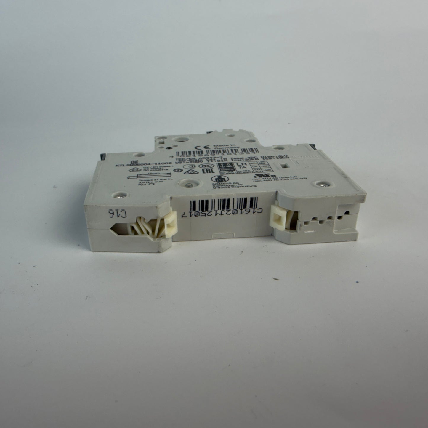 1x Siemens 5SY4116-7 MCB C16 16A 1 Pole Circuit Breaker 10kA 230/400V