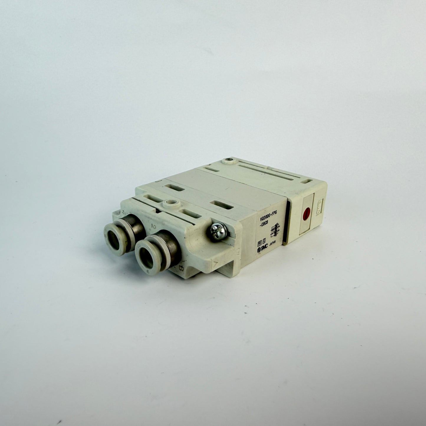 SMC VQ2000-FPG-C8C8-F Double Check Block 4-Way Pneumatic Valve Manifold Module