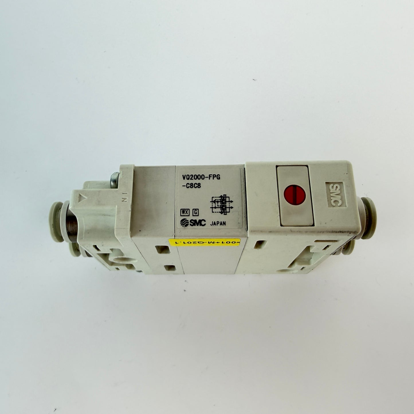SMC VQ2000-FPG-C8C8-F Double Check Block 4-Way Pneumatic Valve Manifold Module