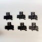 Lot of 6 Weidmuller AFS 4 2C BK Fuse Terminal Blocks FSPG LED 100-250V BK