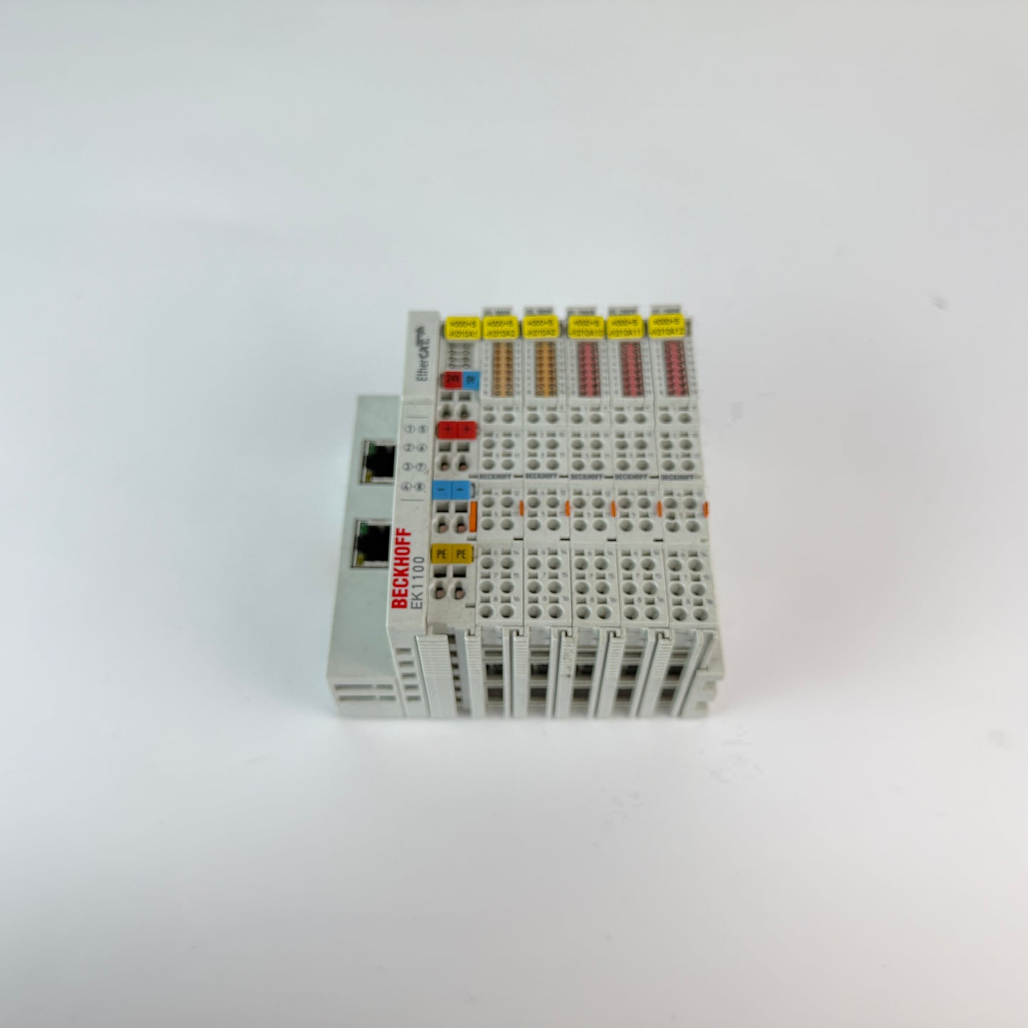Beckhoff EK1100 EtherCAT Coupler w/ 2x EL1809 & 3x EL2809 I/O Modules