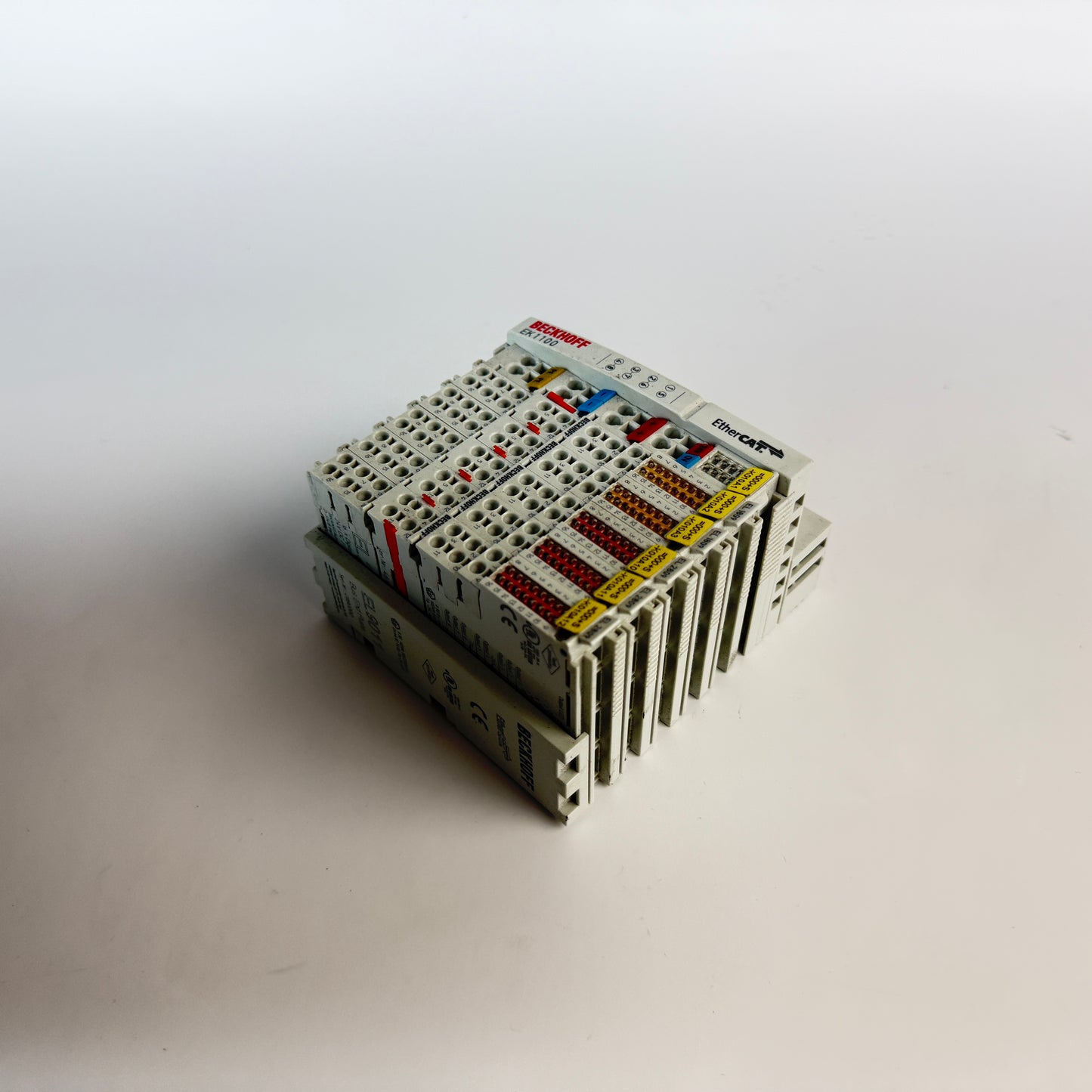 Beckhoff EK1100 EtherCAT Coupler w/ 2x EL1809 & 3x EL2809 I/O Modules