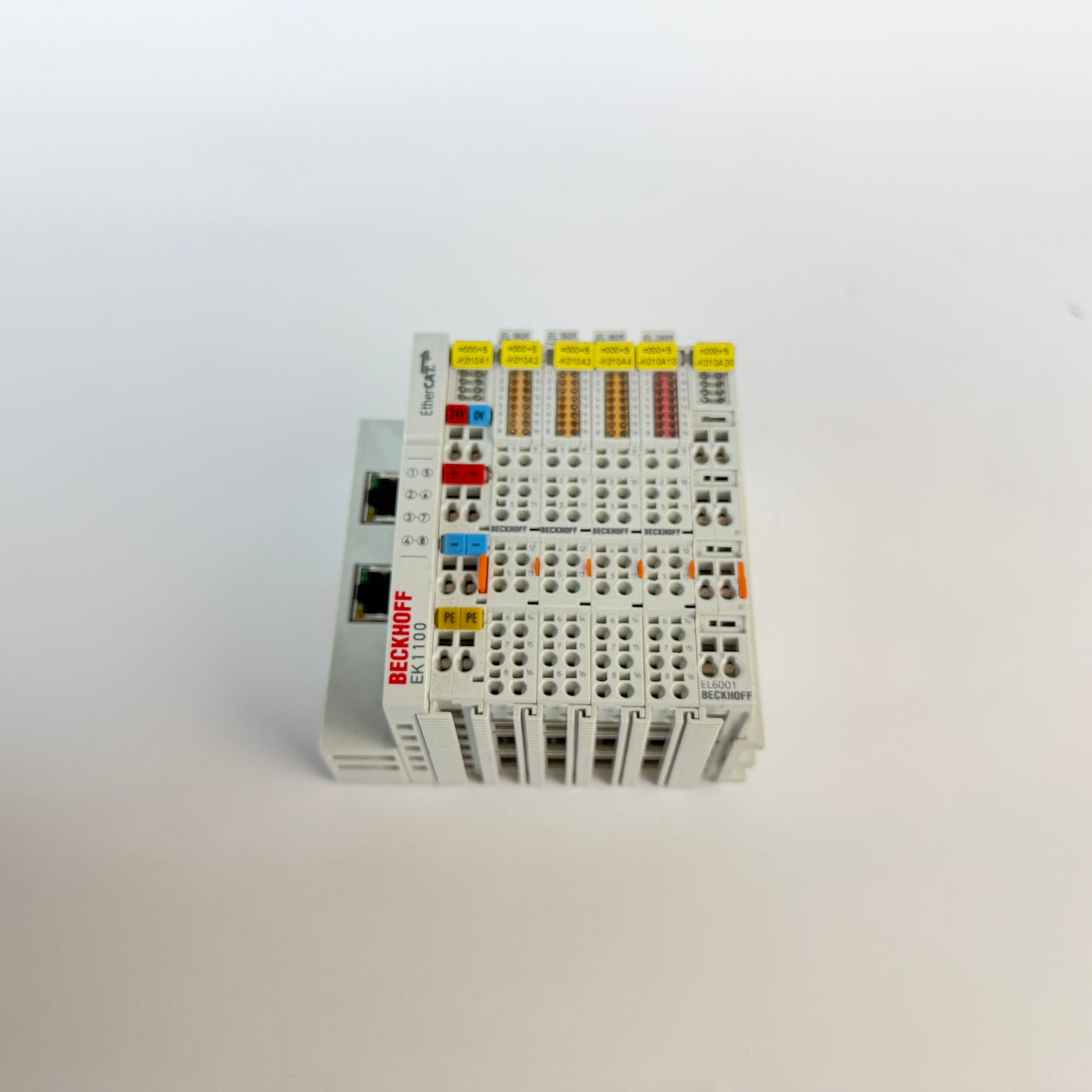Beckhoff EK1100 EtherCAT Coupler w/ 3x EL1809 1x EL2809 1x EL6001 Module