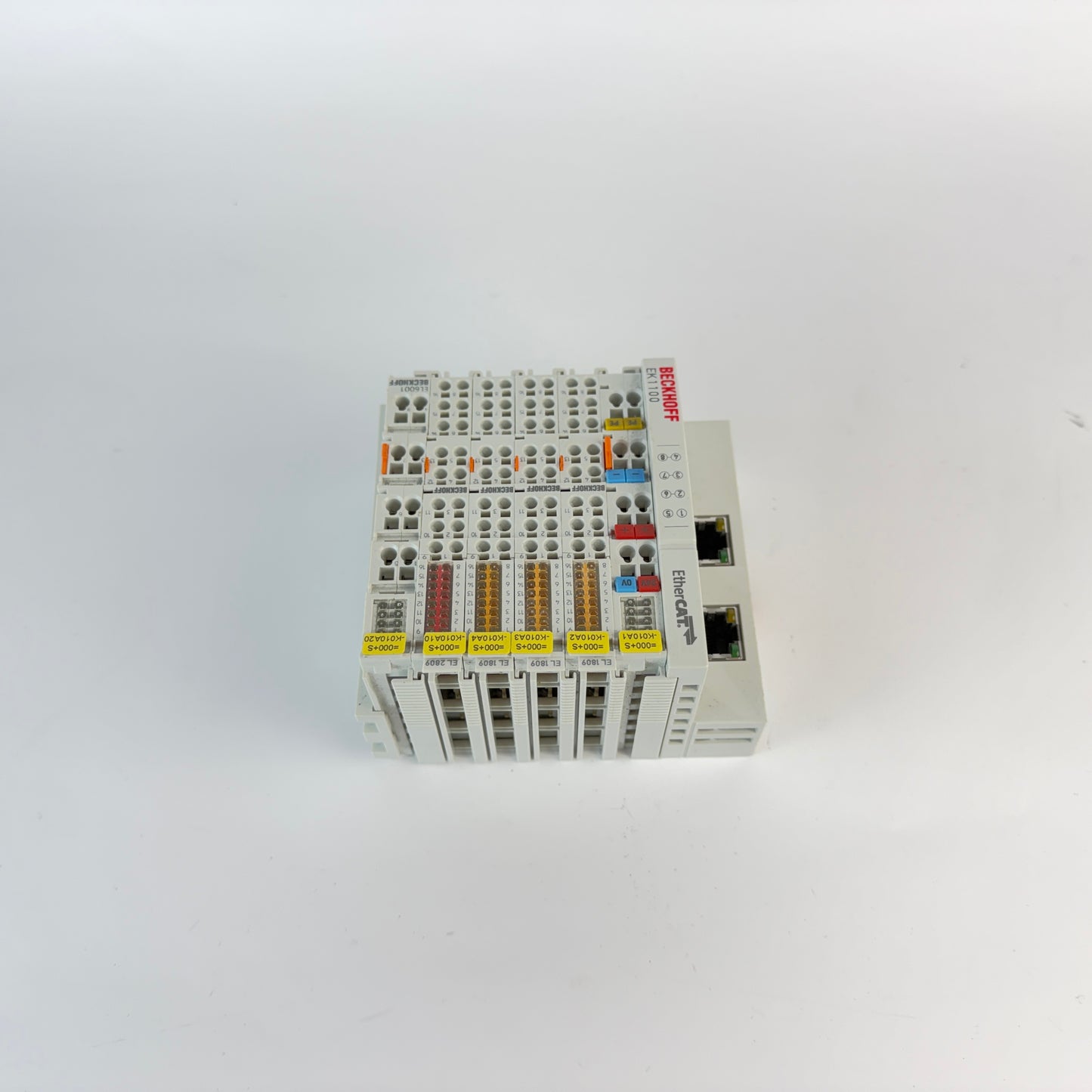 Beckhoff EK1100 EtherCAT Coupler w/ 3x EL1809 1x EL2809 1x EL6001 Module