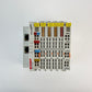 Beckhoff EK1100 EtherCAT Coupler w/ 3x EL1809 1x EL2809 1x EL6001 Module