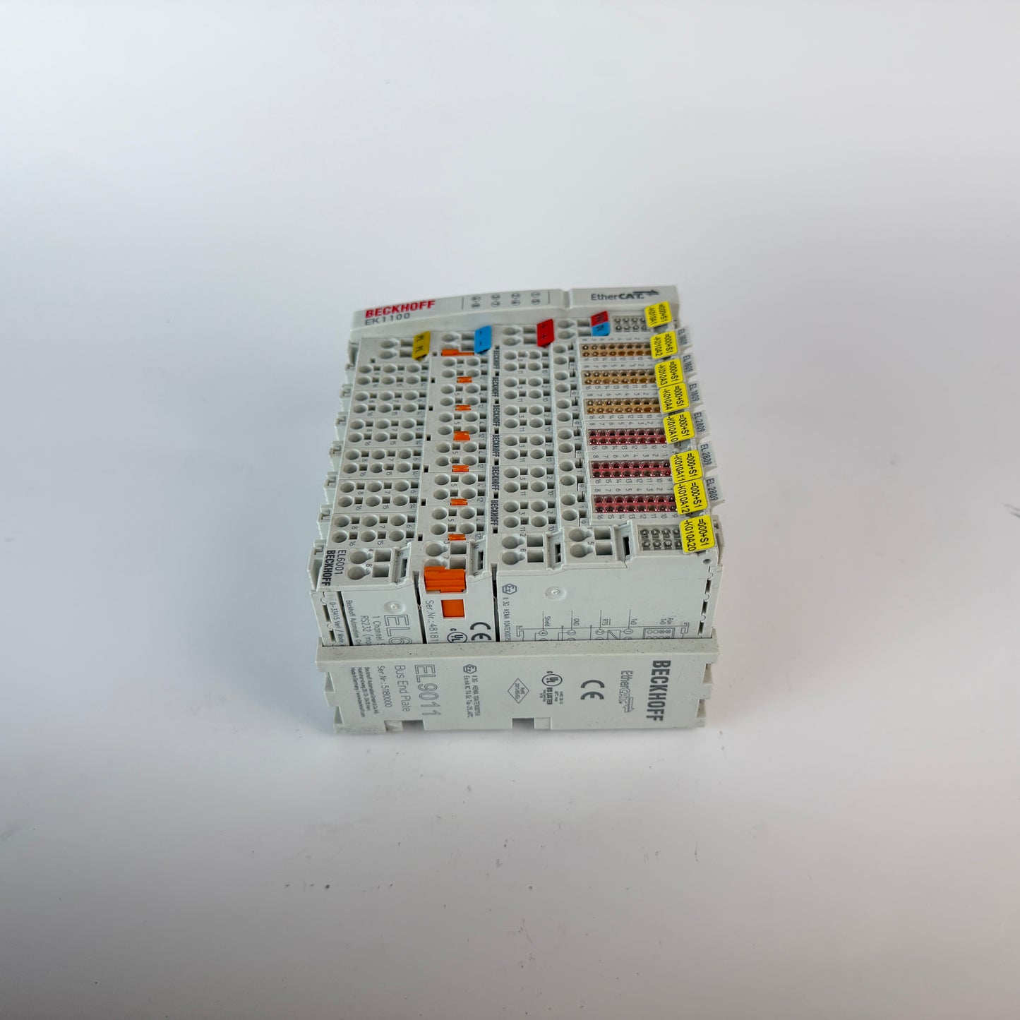 Beckhoff EK1100 EtherCAT Coupler w/ 3x EL1809 3x EL2809 I/O Modules