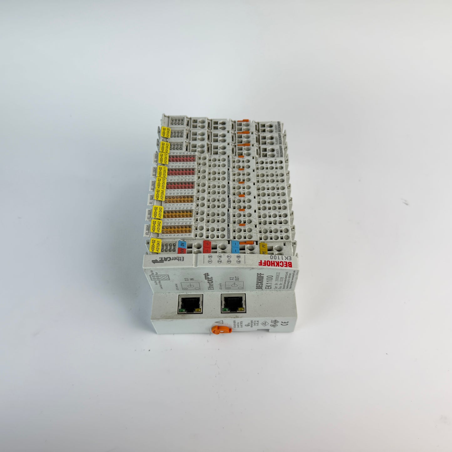 Beckhoff EK1100 EtherCAT Coupler w/ 3x EL1809 3x EL2809 3x EL6001 I/O