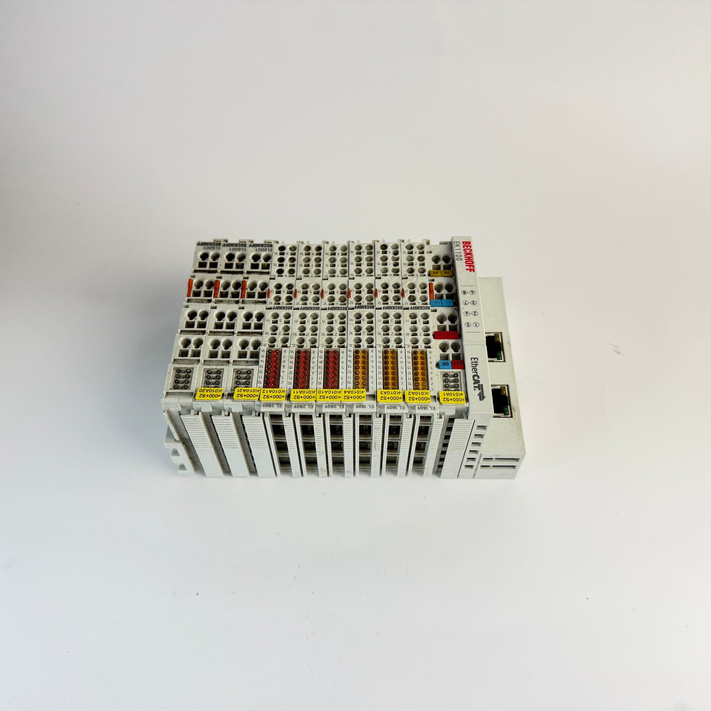 Beckhoff EK1100 EtherCAT Coupler w/ 3x EL1809 3x EL2809 3x EL6001 I/O