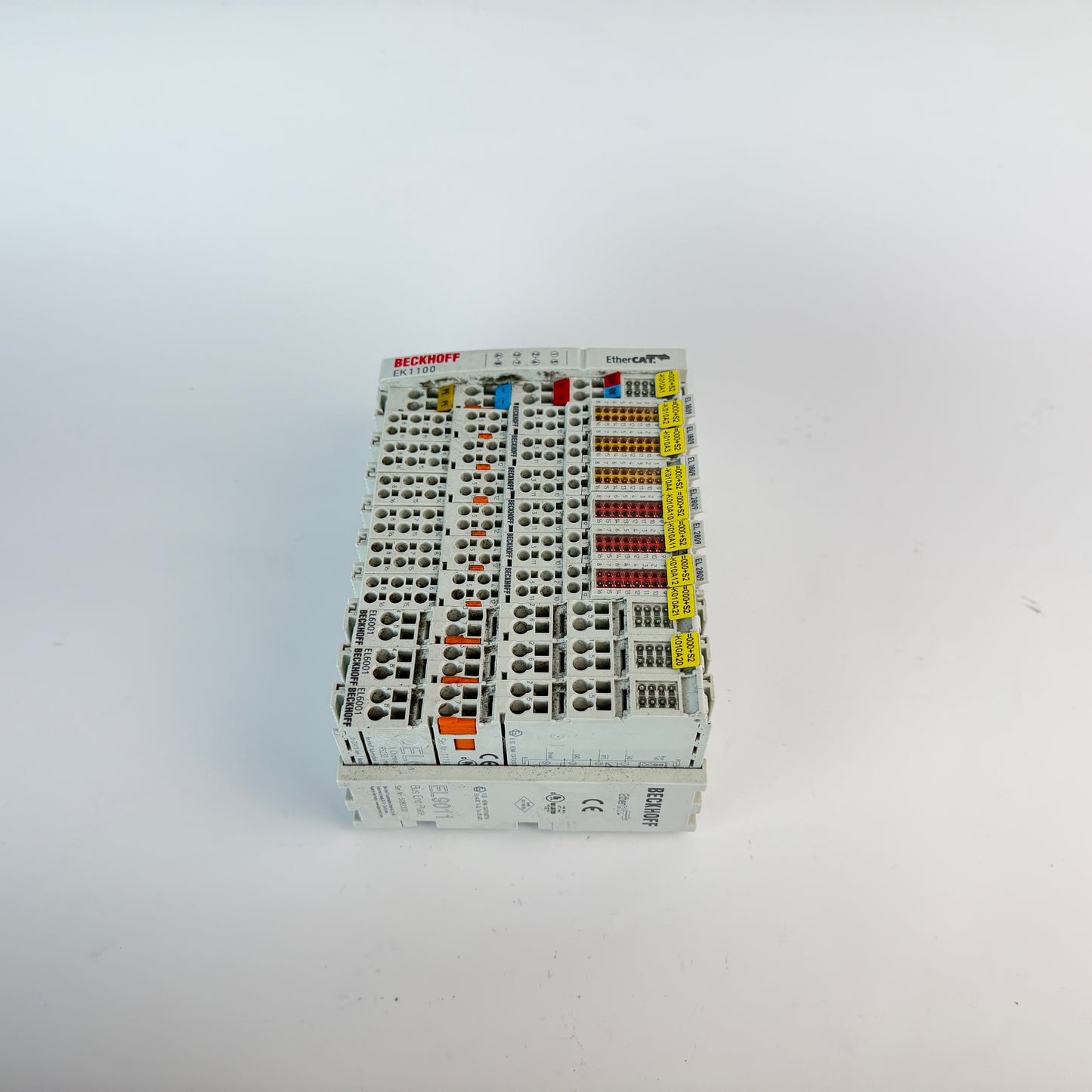 Beckhoff EK1100 EtherCAT Coupler w/ 3x EL1809 3x EL2809 3x EL6001 I/O