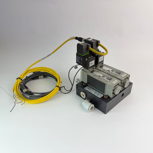 AVENTICS R422002521 Dual 5/2 Valve Island R422003192 + Sensors + Coils