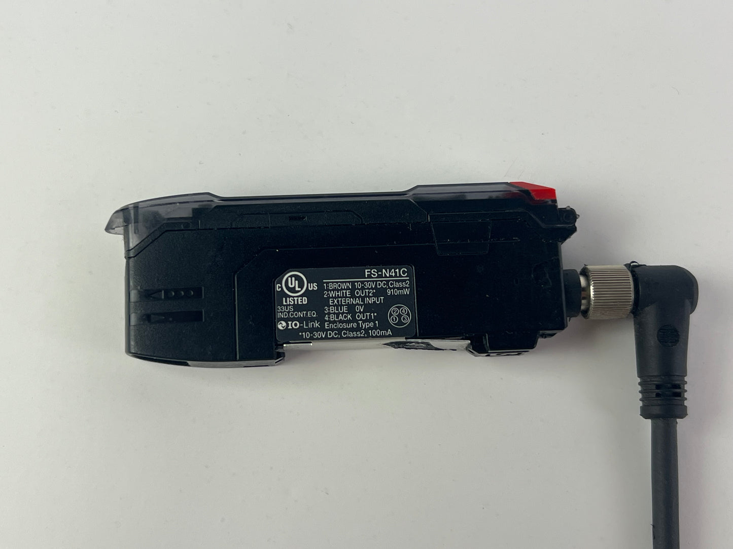 Keyence FS-N41C Fiber Sensor Amplifier + 220cm Cable