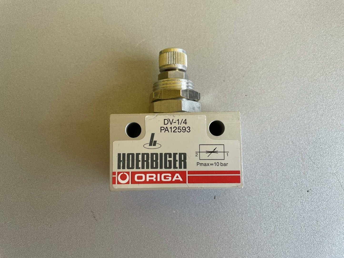 Flow Control Hoerbiger Origa DV-1/4 PA12593