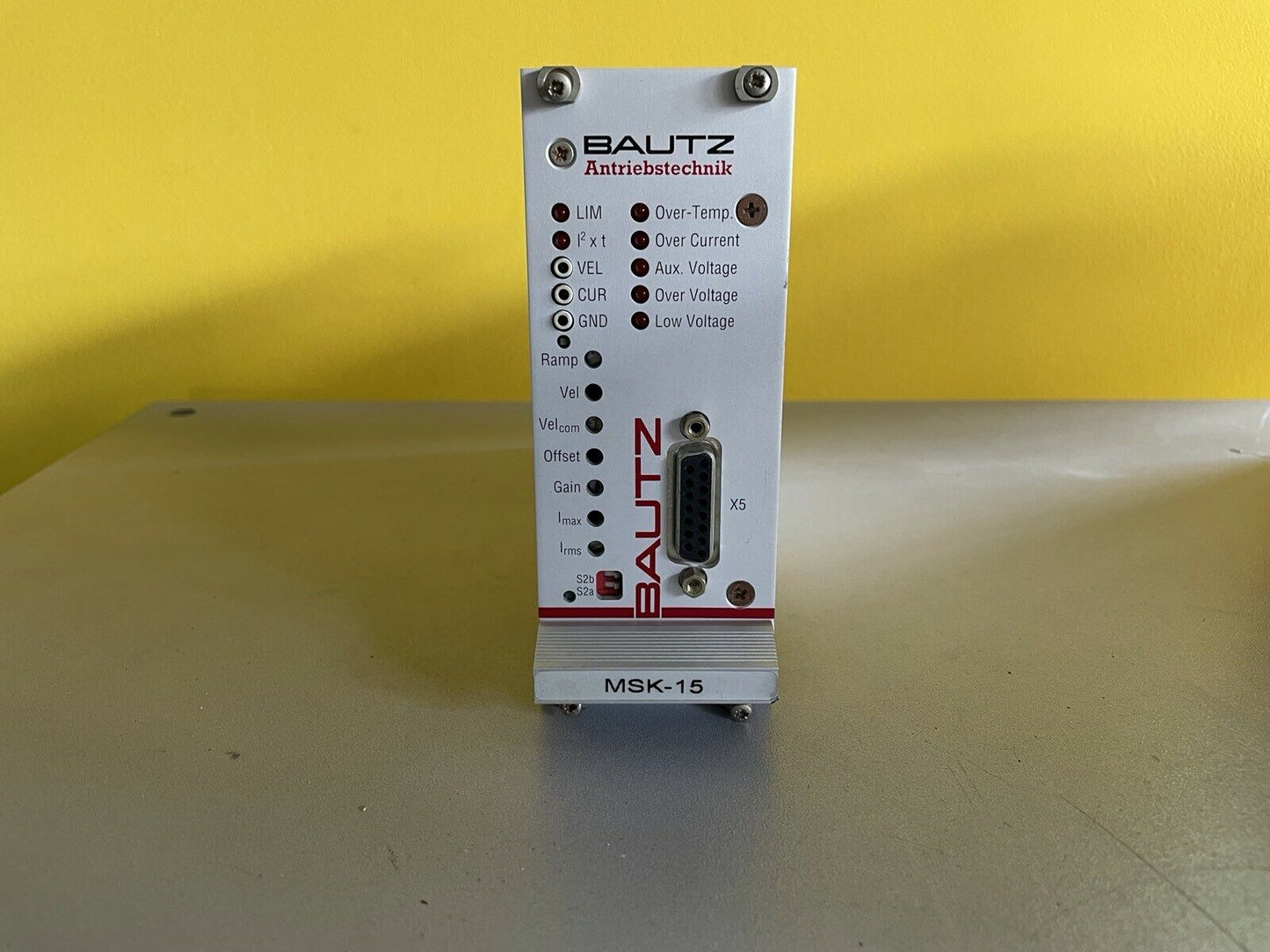 1x BAUTZ MSK15-10-000-QA.2 QA Servo Drive Amplifier