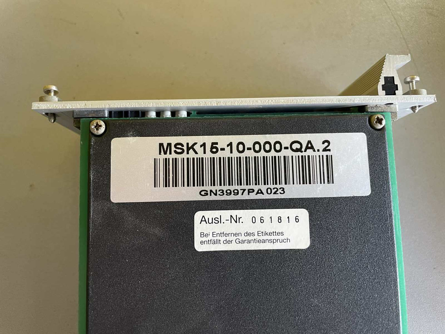 1x BAUTZ MSK15-10-000-QA.2 QA Servo Drive Amplifier