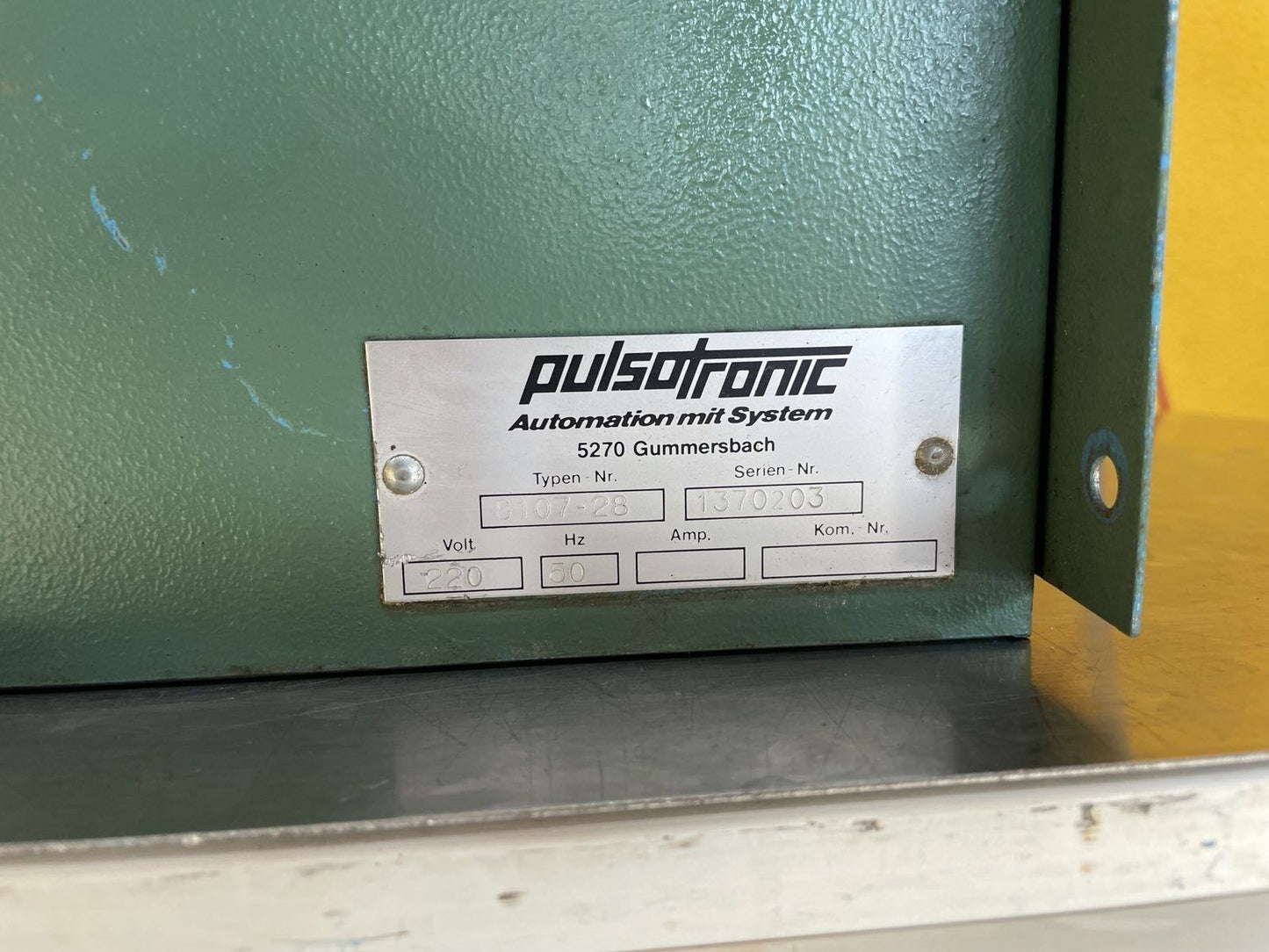 Pulsotronic 8107-28 for Bruderer press