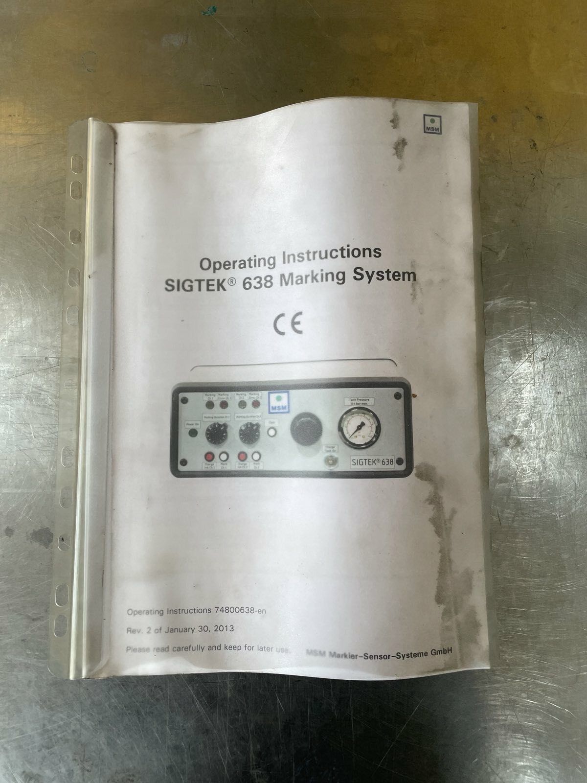 MSM Markiersysteme Sigtek 638 Marking System